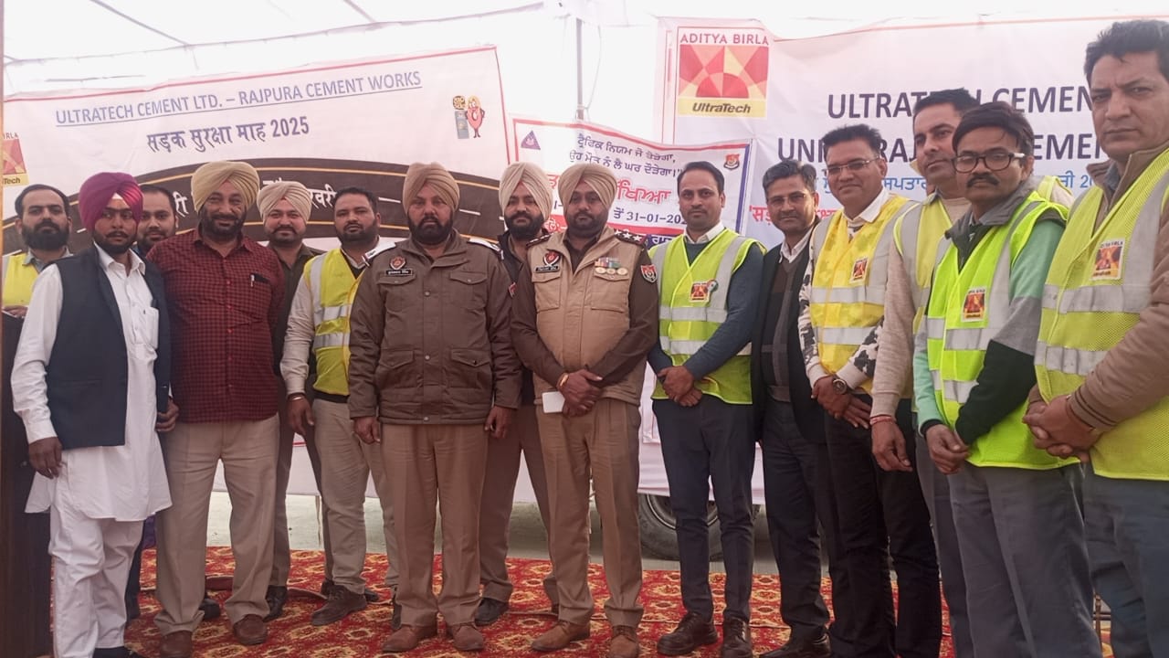 Road Safety Month was celebrated by Traffic Police Rajpura.